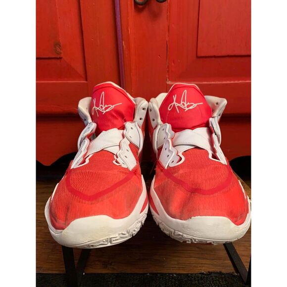 Nike Men 16 Kyrie Infinity TB Basketball Shoes Red White DO9616-600 High Top EUC - Picture 3 of 8